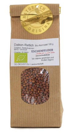 Daikon-Rettich Bio-Keimsaat 100 gr.