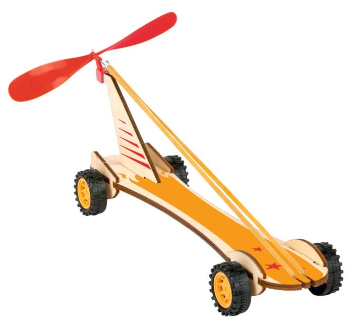 Bausatz Rennwagen mit Gummimotor