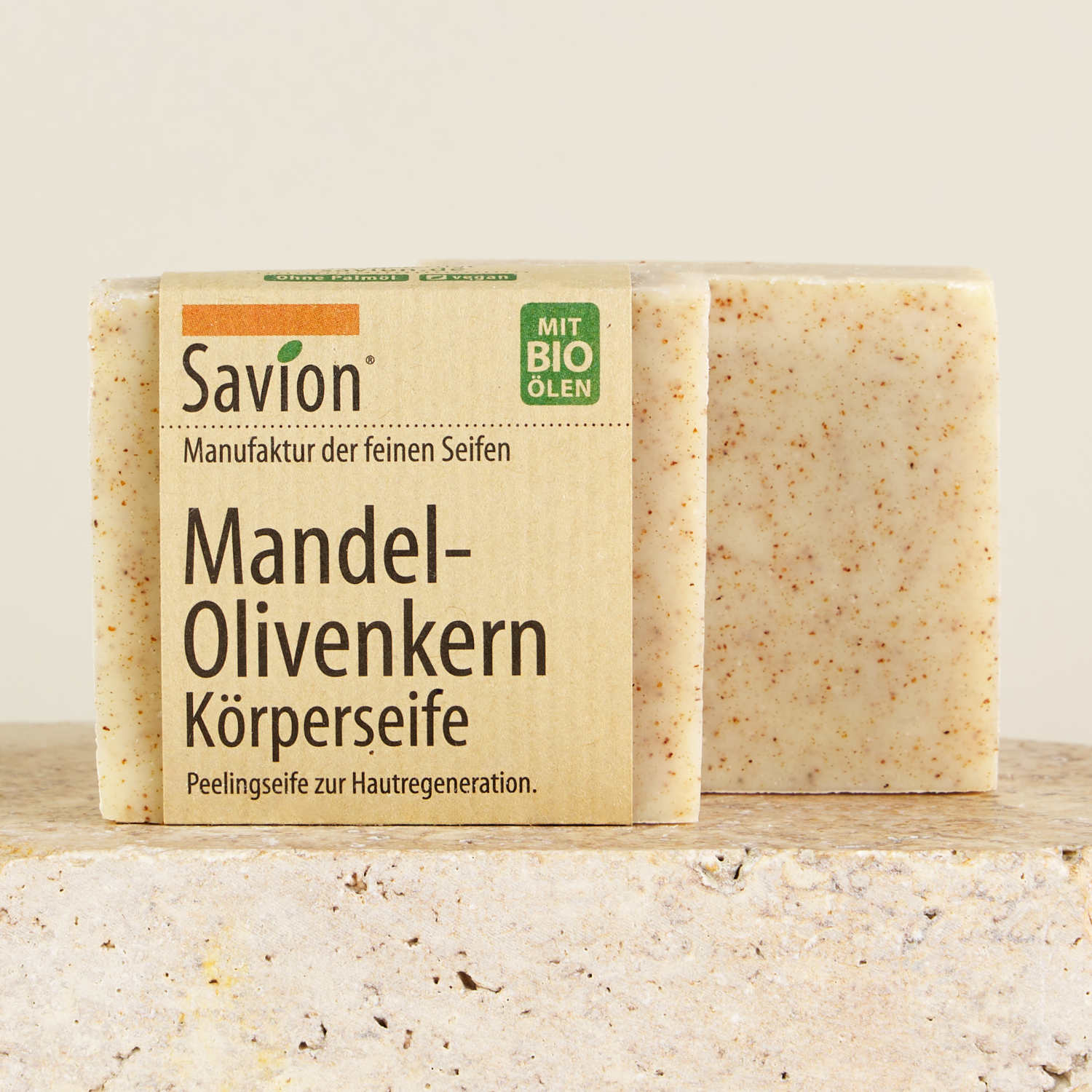 Mandel-Olivenkern-Peelingseife 80 g
