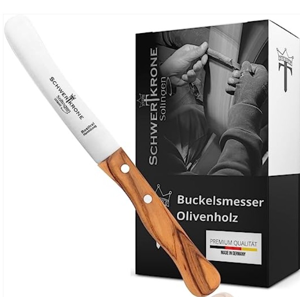Buckelsmesser Olivenholzgriff